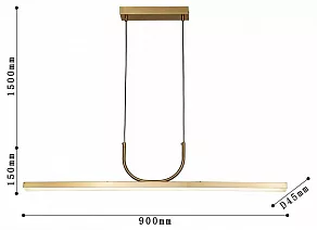 Подвесной светильник Favourite Raya 4097-1P