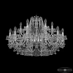 Подвесная люстра Bohemia Ivele Crystal 1409 1409/12+6/300 Ni
