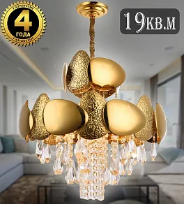 Подвесная люстра Natali Kovaltseva VALENCIA VALENCIA 91009/6C GOLD