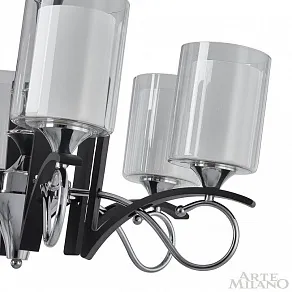 Подвесная люстра Arte Milano Florentia-9167 309167/8 Bk/Ni