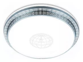 Накладной светильник Ambrella Orbital Design F128 WH SL 72W D500