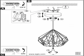 Подвесной светильник Eglo ПРОМО Carlton 49935
