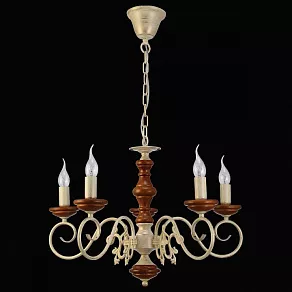 Подвесная люстра Natali Kovaltseva Luxury Wood LUXURY WOOD 11357/5C WHITE OAK,WALN