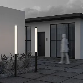 Наземный высокий светильник Maytoni Ginza O041FL-L100B3K