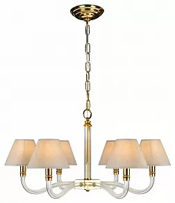 Подвесная люстра iLamp Amber YT2043-8 GD+Coffee