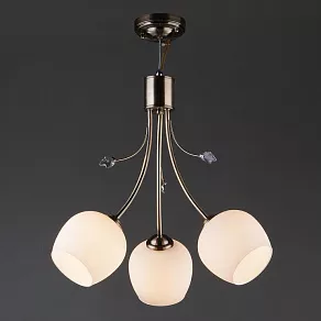 Подвесная люстра Eurosvet Carol 30123/3 античная бронза