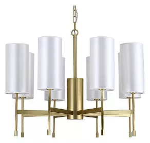 Подвесная люстра Newport 7320 7328/C brass без абажуров