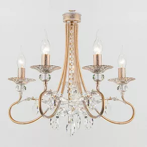 Подвесная люстра Eurosvet Alexandria 60057/5 белый с золотом