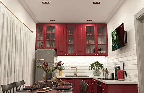 Встраиваемый светильник Denkirs DK3022 DK3072-BK+RD