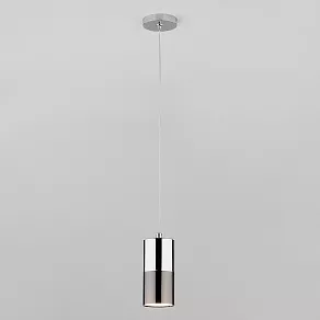 Подвесной светильник Eurosvet Mini Topper 50146/1 хром/черный жемчуг