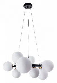 Подвесная люстра Arte Lamp Gemini A2243SP-10BK