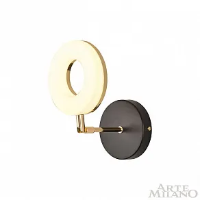 Бра Arte Milano Ferrara-71399 271399/1B BK/GD