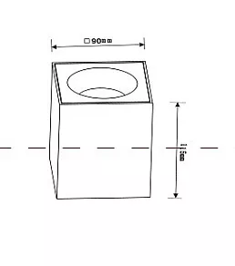 Накладной светильник Maytoni Sirius C030CL-01B