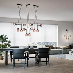 Подвесной светильник MM Lampadari Zoe 7383/4S+V0199