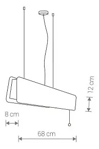 Подвесной светильник Nowodvorski Oslo LED 9314