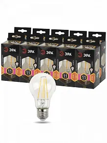 Лампа светодиодная Эра F-LED E27 11Вт 2700K F-LED A60-11W-827-E27