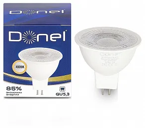 Лампа светодиодная Donel DN03 GU5.3 7Вт 4000K DN03005N7GU5,3