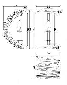 Бра Maytoni Puntes MOD043WL-01G