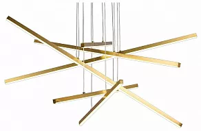 Подвесная люстра Natali Kovaltseva LED LAMPS 81103 LED LAMPS 81103/6C BRASS