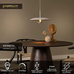 Подвесной светильник Lucide Kenneth 41412/40/31