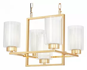 Подвесная люстра LUMINA DECO Lino LDP 1239-5 F.GD