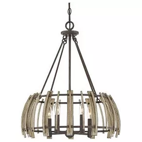 Подвесной светильник Quoizel Wood Hollow QZ/WOODHOLLOW/5P