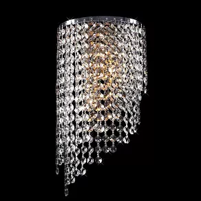 Бра Eurosvet Cinila 3102/2 хром/прозрачный хрусталь Strotskis