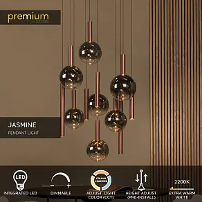 Подвесной светильник Lucide Jasmine 74420/12/65