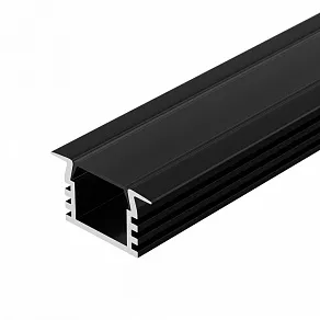 Профиль встраиваемый Arlight PDS-F-2000 ANOD Black 017642