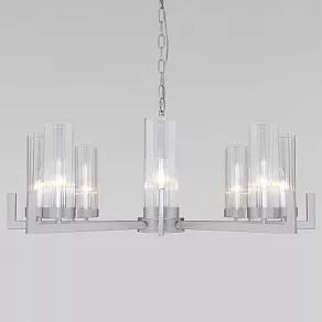 Подвесная люстра Eurosvet Arganie 60133/8 серебро