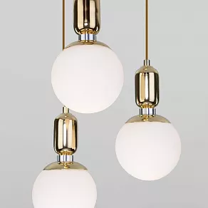 Подвесной светильник Eurosvet Bubble 50151/3 золото