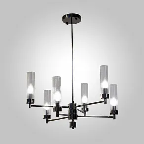 Люстра на штанге AM-Group INDIGO INDIGO SP6 PEARL BLACK