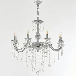 Подвесная люстра Bohemia Ivele Crystal AL7801 AL78101/8/250 B Ni