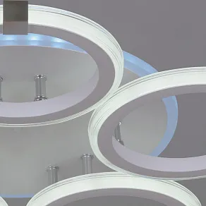 Потолочная люстра Reluce 06319 06319-3.3-05 WH+CR (RGB)