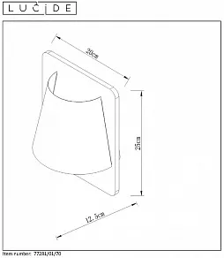 Бра Lucide Idaho 77281/01/70