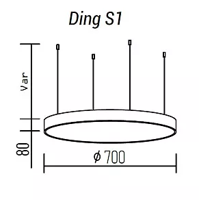 Подвесной светильник TopDecor Ding Ding S1 10