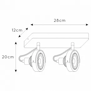 Спот Lucide Tala Led 31931/24/31