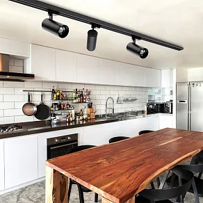 Светильник на штанге Jazzway  PTR 0728 ZOOM 28w 3000K 15-60° BL IP40