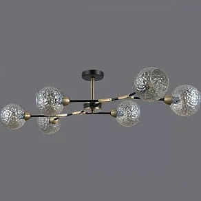 Люстра на штанге ILLUMICO  IL0253-6CSQ-79 BK AB
