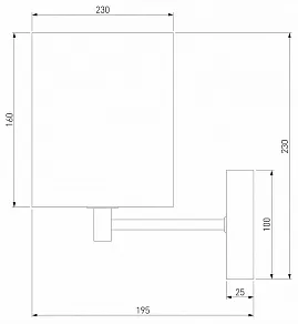 Бра Eurosvet Brume 60174/1 латунь