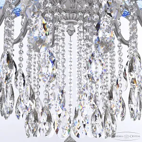 Подвесная люстра Bohemia Ivele Crystal AL7801 AL78101/16+8+8/300/3d B WMN P Aquamarine/M-1F