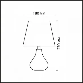 Настольная лампа декоративная Lumion NAINA 8185/1T