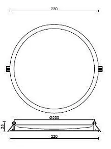 Встраиваемый светильник Deko-Light Round II 565275