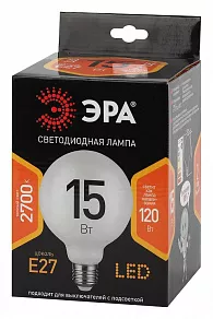 Лампа светодиодная Эра  E27 15Вт 2700K Б0047038