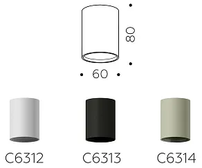Накладной светильник Ambrella Light C C6313
