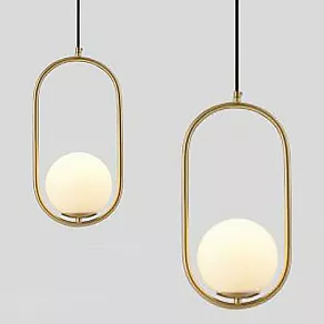 Подвесной светильник Italline Bolla Bolla SP 6239 brass