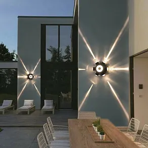 Накладной светильник Reluce  86973-9.2-007U LED2W+6*1W BK