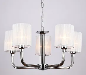 Подвесная люстра ILLUMICO  IL1256-5PPA-29 CR Romei