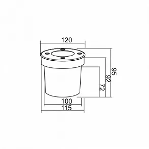 Встраиваемый в дорогу светильник Uniel Ulu-b11 UL-00006823