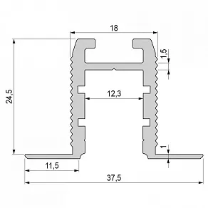 Профиль накладной Deko-Light ET-03-10 975475